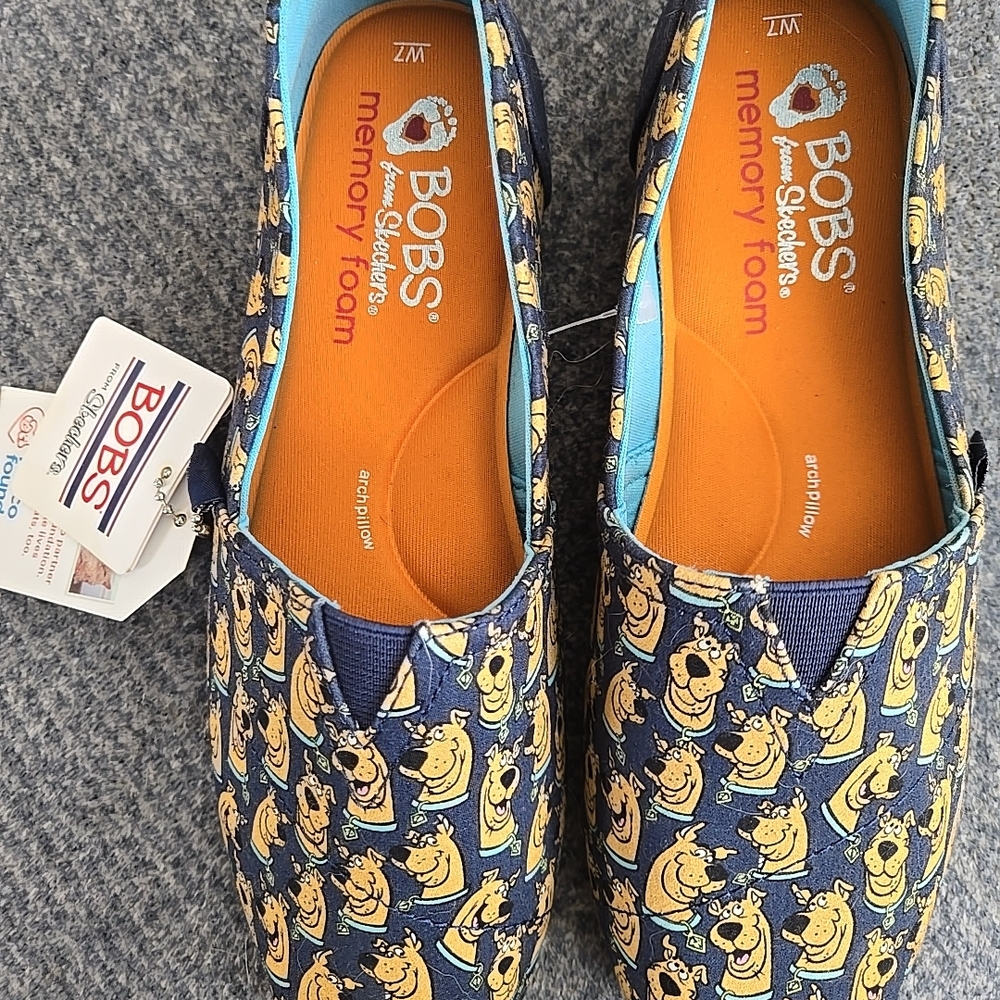 BOBS from Skechers Scooby-Doo Navy Slip-On Flats